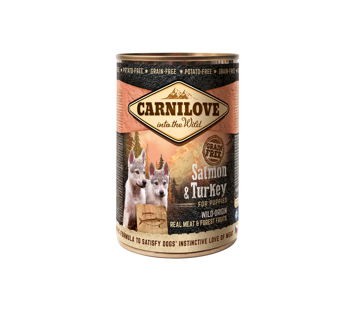 Carnilove Wild Meat Salmon & Turkey for Puppies