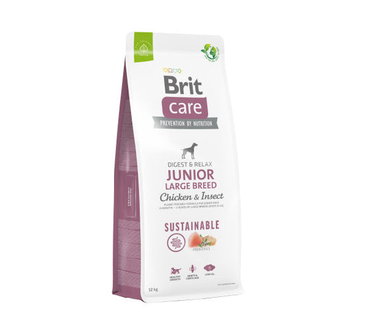 Brit Care Sustainable Junior Large Breed Chicken&Insect