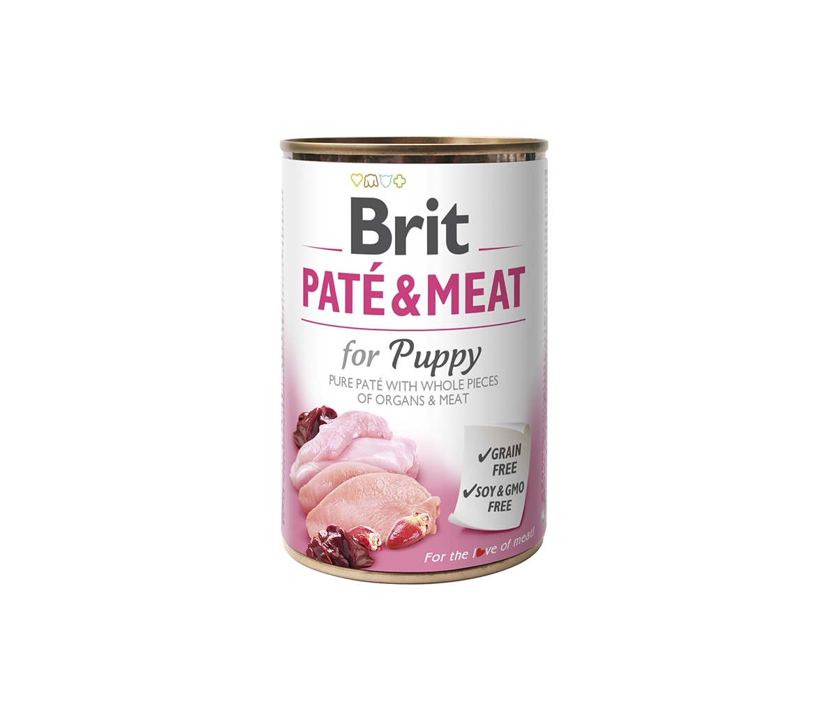 BRIT CARE Chicken & Turkey Pate & Meat for Puppy