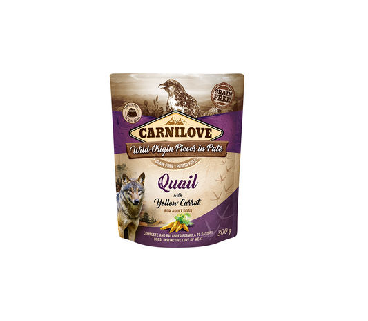 Carnilove Pate Quail with Yellow Carrot